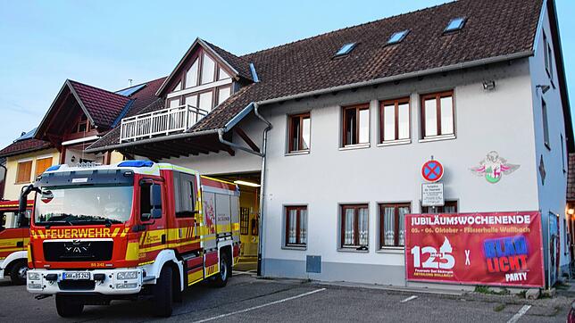 Seit 125 Jahren immer einsatzbereit – die Abteilung Wallbach der Freiwilligen Feuerwehr Bad Säckingen – das Bild zeigt die Feuerwache in ...