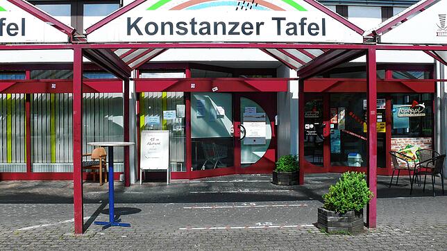 Der Tafelladen am Freitagvormittag: Wegen des Brückentags ist er geschlossen.