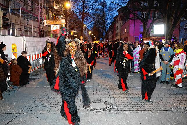 Bild 33: In Petershausen steht der Narrenbaum! Alle Fotos vom Freitagabend