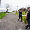 Polizisten bei Kontrollen im Frühjahr.