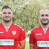 Neu beim SV Herten: Denis Omerovic (links) und Luis Grether haben den FSV Rheinfelden verlassen und spielen künftig beim SV Herten.