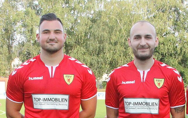 Neu beim SV Herten: Denis Omerovic (links) und Luis Grether haben den FSV Rheinfelden verlassen und spielen künftig beim SV Herten.
