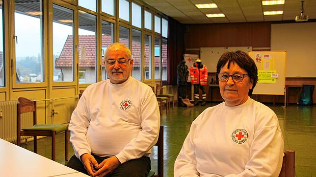 Brunhilde und Willi Hils haben monatelang Corona-Tests beim DRK gemacht.