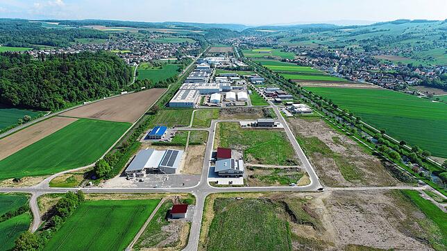 Der Gewerbepark Horheim ist in den vergangenen fünf Jahren beständig gewachsen. Hier ein Bild ohne den letzten realisierten Bauabschnitt.