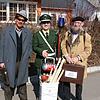 Auf Spurensucher begeben sich die drei Tatort-Kommissare Volker Egy, Wolfgang Ketterer und Georg Ketterer im Jahr 2011.