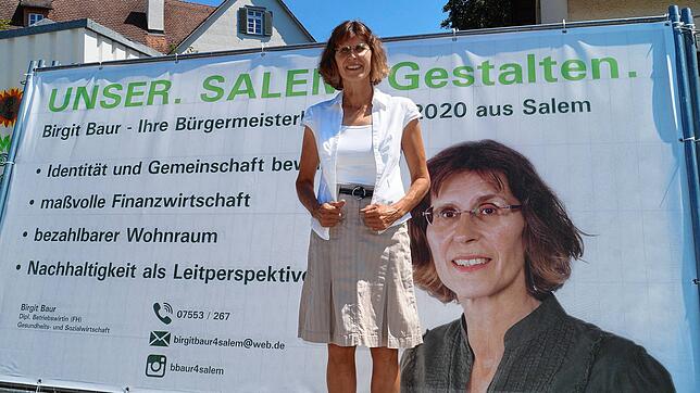 Birgit Baur ist fest entschlossen, die Bürgermeisterwahl für sich zu entscheiden.