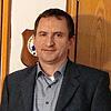 Macht keinen aktiven Wahlkampf: Heiko de Vita, Bürgermeisterkandidat in Gaienhofen. Das Bild ist bei einem Pressetermin im Rathaus ...