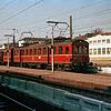 Wehratalbahn 1970 und Dieselzug Nr. 641017 auf Gleis 2 des Säckinger Bahnhofs.