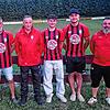 Die Trainer und Neuzugänge beim TuS Bonndorf (von links): Lars Kistler, Tobias Lauble (Torwarttrainer), Klaus Schaller (Betreuer), ...