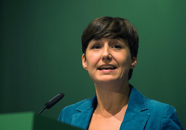 Sandra Detzer, die Landesvorsitzende in Baden-Württemberg der Grünen.