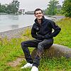 Der Rheinuferpark ist ein Lieblingsort von Stefan Wiesner.Er ist dort ehrenamtlich auch für dien DLRG-Ortsverband aktiv.