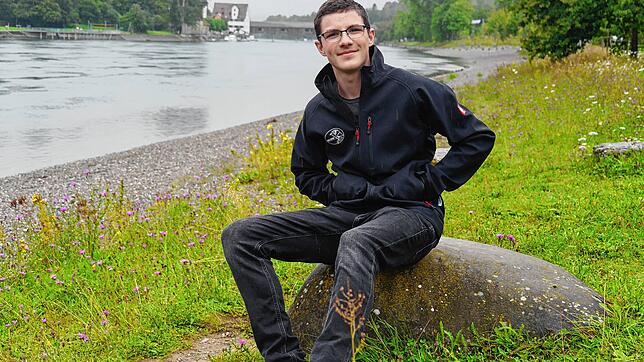 Der Rheinuferpark ist ein Lieblingsort von Stefan Wiesner.Er ist dort ehrenamtlich auch für dien DLRG-Ortsverband aktiv.