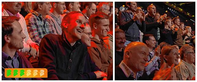 Tobias Kaiser war während der Show mehrfach im TV-Bild zu sehen – wie ihm danach vielfach berichtet wurde.