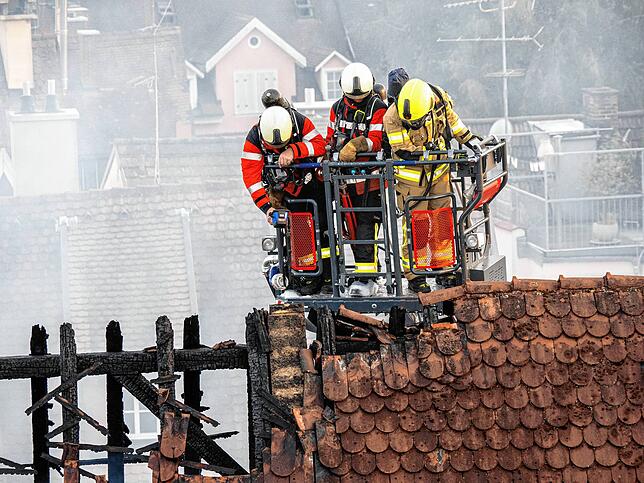 Bild 1: Bilder vom Großbrand in Konstanz - Das ganze Ausmaß der Schäden