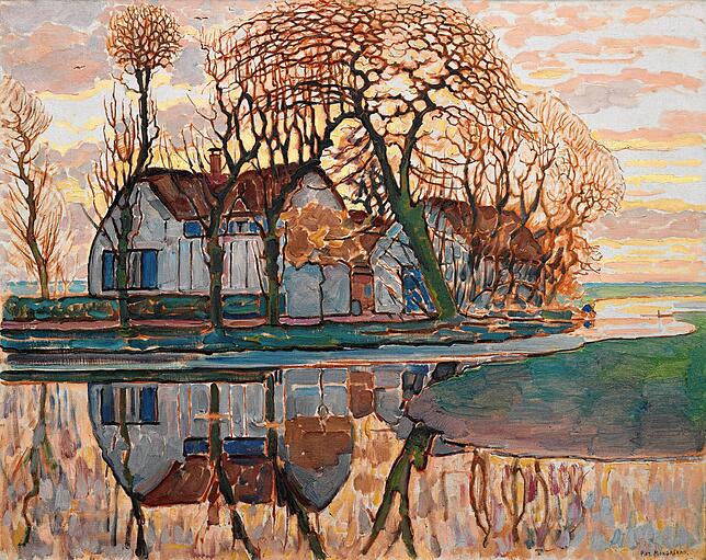 Ist das wirklich von Piet Mondrian? Die Fondation Beyeler zeigt seine unbekannte Seite.
