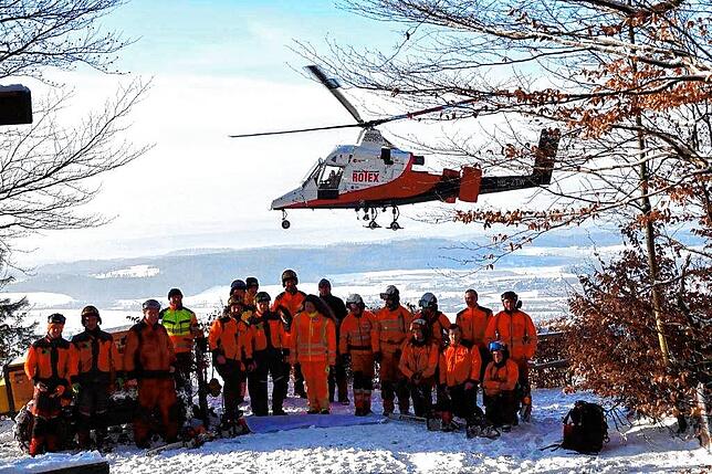 Ein tolles Team nach getaner Arbeit. Es wird wohl nicht der letzte Einsatz in Heiligenberg gewesen sei.