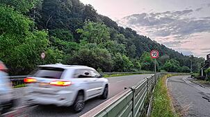 Beim Lärmaktionsplan soll die 70er-Zone der Umgehungsstraße B518 bei Öflingen ausgeweitet werden.