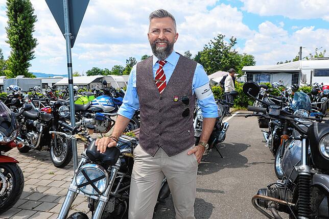 Bild 2: Diese Motorradfahrer sorgen am Bodensee für Staunen - so schick!
