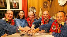 Hand in Hand für eine gelungene Fasnet 2025 in Singen (von links): Zunftmeister Stephan Glunk, Pressesprecherin Christine Gaiser, ...
