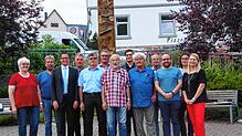 Konstituiert hat sich der neue Vöhrenbacher Gemeinderat. Ihm gehören an (von links) Rita Ketterer, Michael Geiger, Bürgermeister Heiko ...