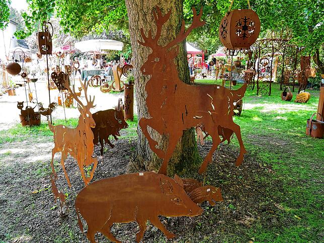 Impressionen von der Gartenlust-Ausstellung im Park von Schloss Schönau