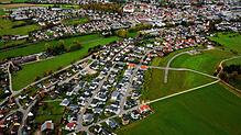 Die Stadt Meßkirch wächst weiter: Vor allem im Gebiet Hauptbühl (rechts unten im Bild) wird gerade gebaut.