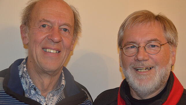 Martin Maier (links) und sein Stellvertreter Wolfgang Weber werden den Ortsverein in die Zukunft führen.