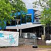 Am eigentlichen Haupteingang der Universität herrscht Baustelle. Das zentrale Vorlesungsgebäude A wird schon seit längerem saniert.
