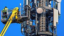 Ein neuer Funkmast wird in Rengetsweiler im Gewann Randen aufgebaut. Der Technische Ausschuss genehmigte den Bau. Das Bild zeigt den ...