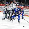 Phil Hungerecker (blaues Trikot) hat bei den Wild Wings einen langfristigen Vertrag unterschrieben. Auch Zach Senyshyn und Boaz Bassen ...