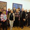 Gruppenbild mit den beteiligten Künstlern in der Jahresausstellung "Begegnungen" der Künstlergruppe Polygon in Bad Säckingen.