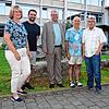 Bad Säckingens Bürgermeister Alexander Guhl (Mitte) und seine vier Stellvertreter nach der konstituierenden Sitzung des Gemeinderats ...