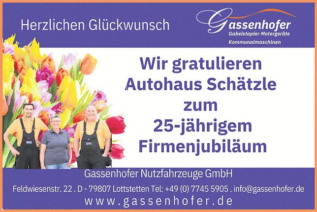 Bild 6: 25 Jahre Autohaus Schätzle: Kompetenter Partner rund ums Auto