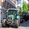 Hupend fuhren protestierende Landwirte mit ihren Traktoren am 28. Mai durch Waldshut.