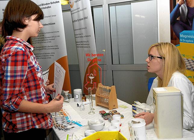 Wichtiges Instrument bei der Berufsorientierung von Schülern ist der direkte Kontakt zum möglichen Arbeitgeber. Beim „Marktplatz ...