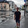 Nikolas Baur ist froh, wenn die Ringstraße (hier bei der Kreuzung Freiheitstraße) auch in eine Tempo-30-Zone verwandelt wird. Bild: ...