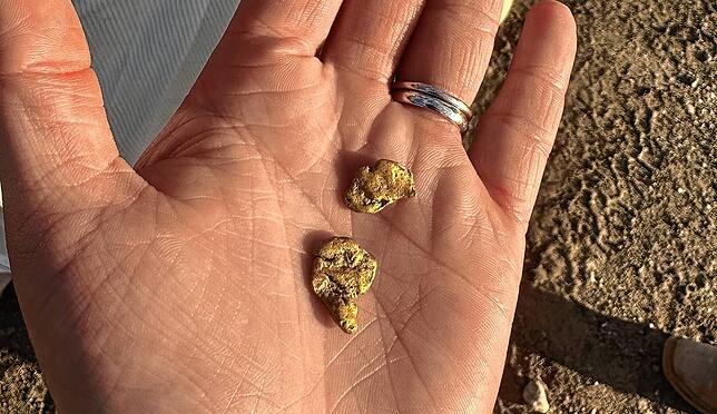 Danach suchen sie alle: Gold aus dem Yukon.