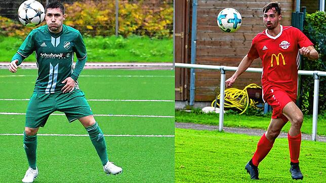 Zwei Neue für den SV 08 Laufenburg: Tim Wiessmer (links) kommt vom FC Zell und Dennis Heinemann wechselt vom FC Wallbach ins Waldstadion.