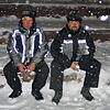 Die Organisatoren Thomas Weisser (links) und Rainer Huber haben beim ersten Triberger Weihnachtszauber eine Gefühlsachterbahn hinter ...