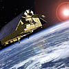 Eine Darstellung des Satelliten Sentinel 6. Er wurde am Bodensee gebaut und wird von 2020 an den Anstieg des Meeresspiegels beobachten. ...