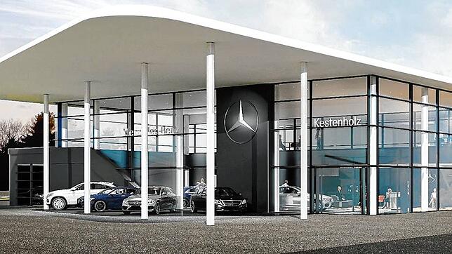 So soll das neue Autohaus aussehen.