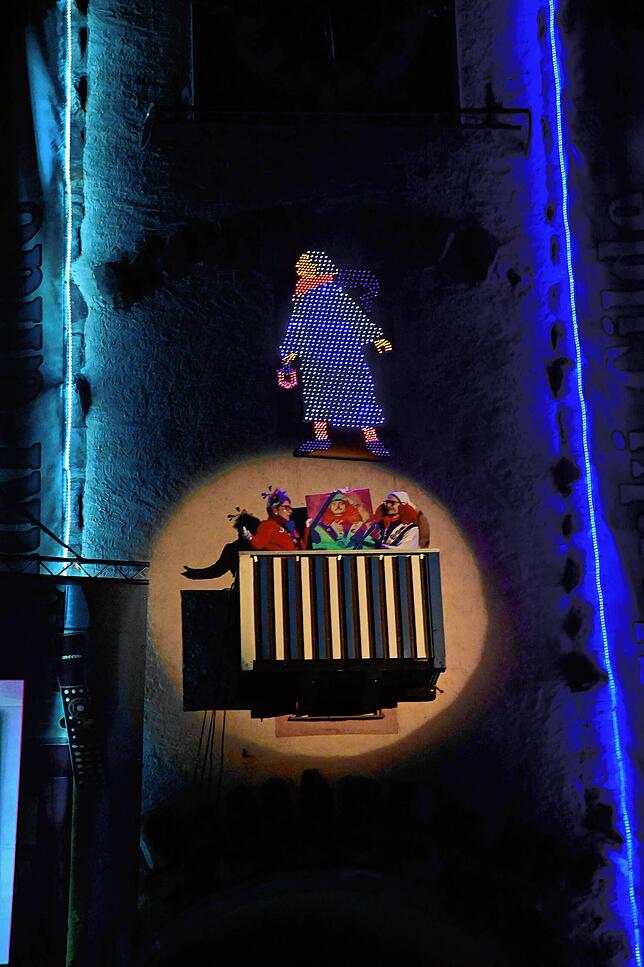 Bild 5: Villinger Fasnet wird mit Feuerwerk am Bickentor begrüßt