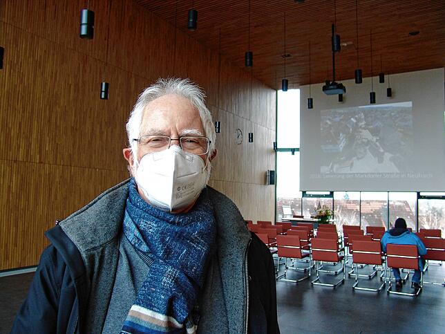 Richard Belau aus Mittelstenweiler befürwortet den Ansatz einer neuen Gemeindemitte.