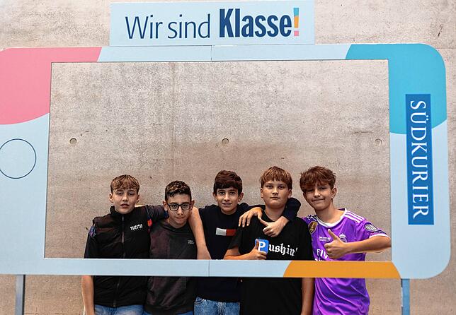 Bild 7: Alle Selfierahmen-Bilder der SÜDKURIER „Klasse!“-Veranstaltung in Singen