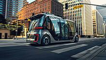 So stellte sich ZF einst seine autonomen Shuttlebusse vor.