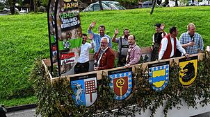 Bild : Das 62. Erntedankfest in Berau wurde traditionell von der Trachtenkapelle Berau veranstaltet