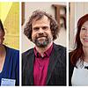 Von links: Nuria Loewen, Roland Zettel Kreide und Diana Amann sind Schulleiter in der Region.