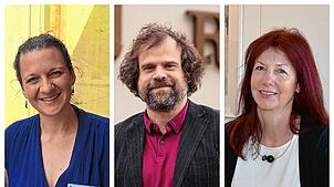 Von links: Nuria Loewen, Roland Zettel Kreide und Diana Amann sind Schulleiter in der Region.