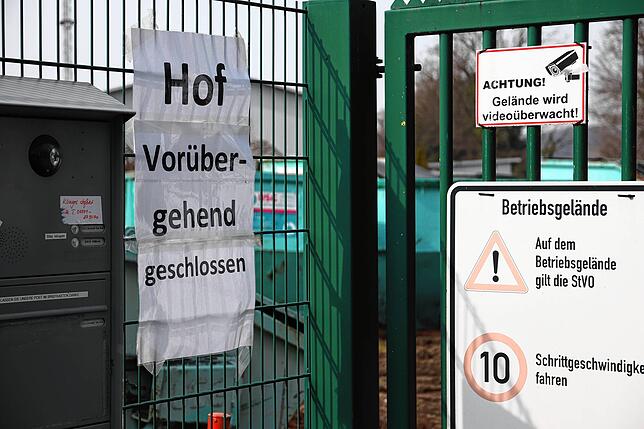 Die Tore sind momentan zu.