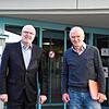 Bürgermeister Rainer Stolz (links) und Ordnungsamtsleiter Peter Fritschi erläutern die neusten Entwicklungen zum Thema Corona und was ...